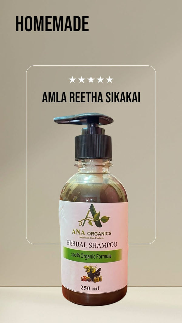 ANA Organic amla retha shikakai Herbal Shampoo 250ml